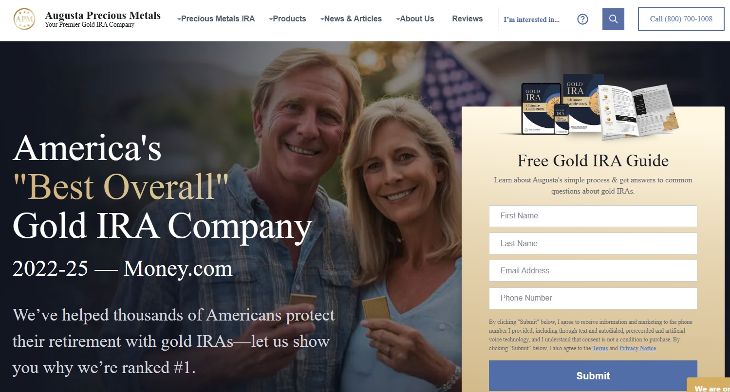 Augusta Precious Metals home page